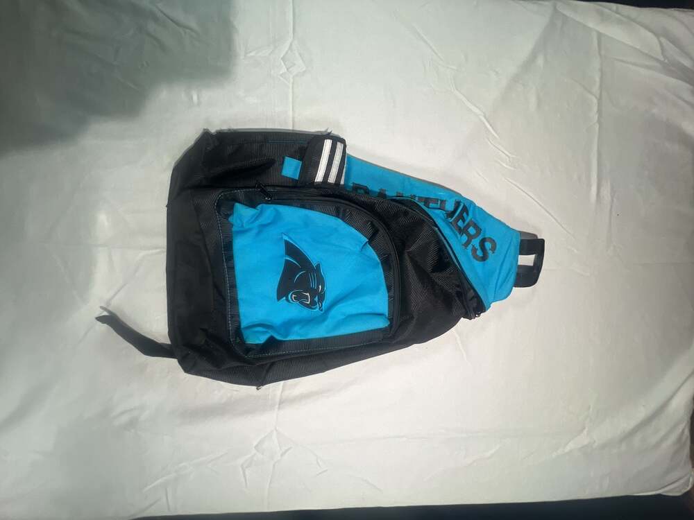 Northwest NFL Carolina Panthers Sling Backpack Black Blue